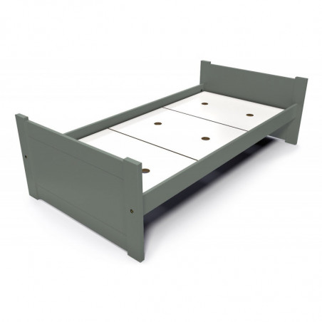 Lit Solo Hêtre brut