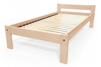 Childrens bed 90x190 in beech wood Simply
