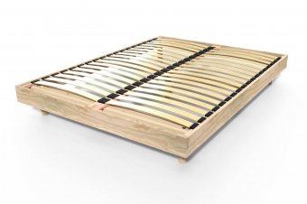 2 seater wooden slatted bed Kit France