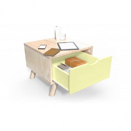 Table Basse Viking rectangulaire Scandinave bois