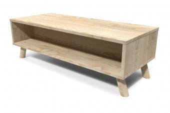 Tavolino rettangolare scandinavo legno Viking