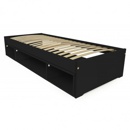 Lit enfant Maël avec cube bois