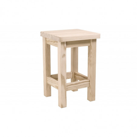 Tabouret droit bois made in France