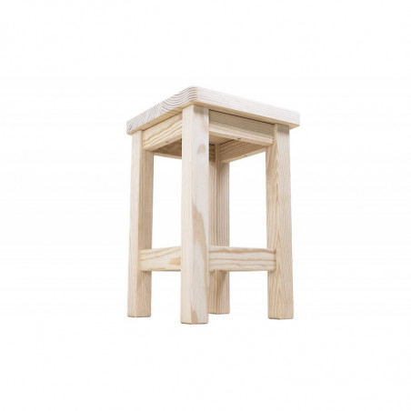 Tabouret droit bois made in France