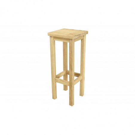 STRAIGHT WOOD BAR STOOL