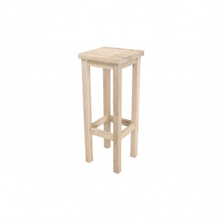 STRAIGHT WOOD BAR STOOL