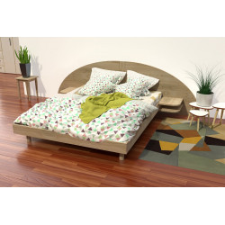 Erwachsenenbett für 2 Personen aus Holz | ABC Meubles