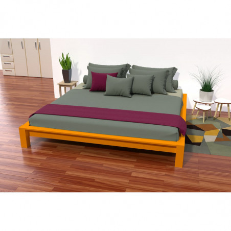 Cama King 2 lugares de madera