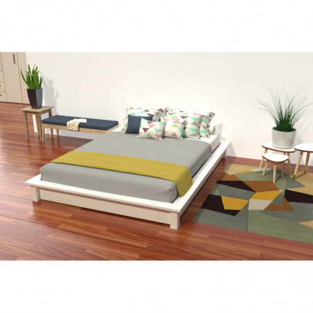 Futon bed Solido in solid wood - 2 places