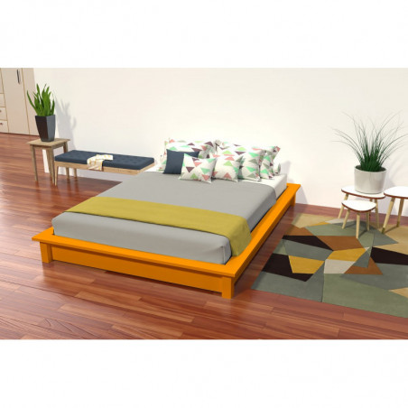 Futon bed Solido in solid wood - 2 places