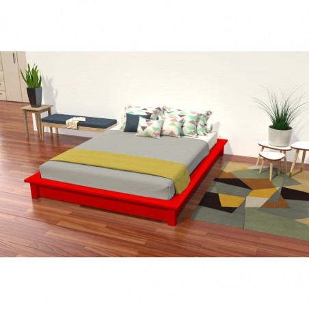 Futon bed Solido in solid wood - 2 places