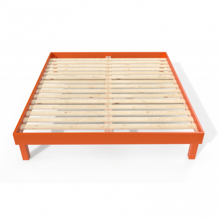 Lit confort grande taille 180x200 cm bois