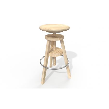 Tabouret à vis de bar