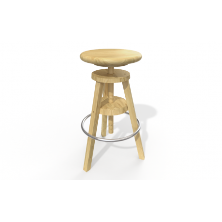 Tabouret à vis de bar