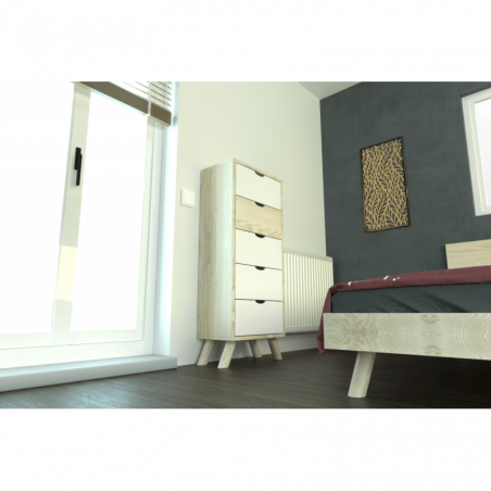 Chiffonnier Viking Scandinave bois