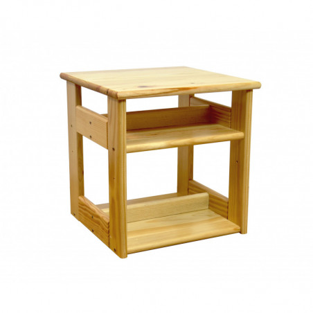 Etagère Tournante Karen 104 CD/DVD en bois