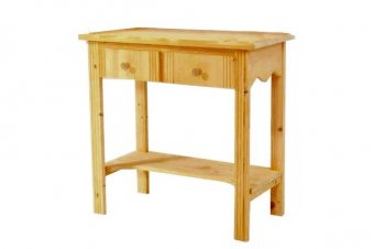 Wooden Hall console + 2 drawers