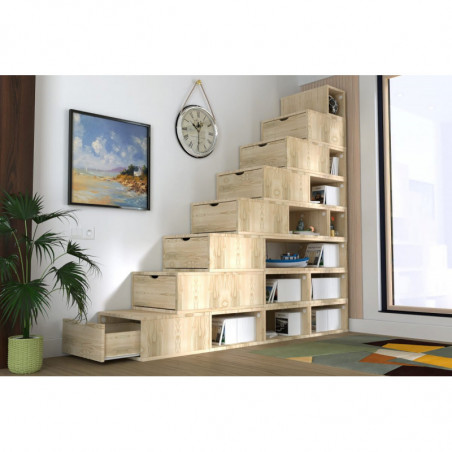 BLOCK STORAGE STAIRCASE 200