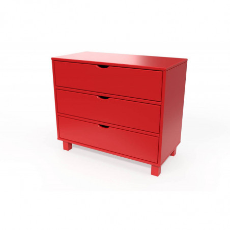 Cube Bedside cabinet with 3 drawers