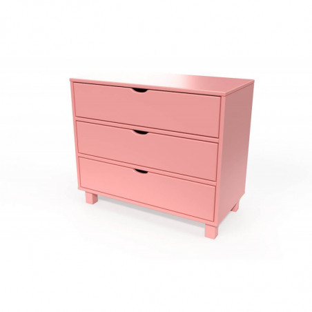 Cube Bedside cabinet with 3 drawers