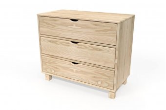 Wooden chest of 3 drawers Cube