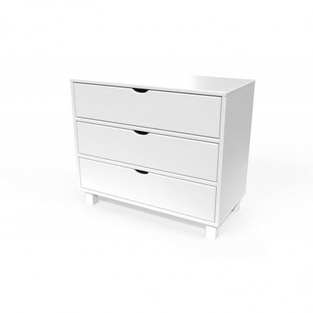 Cube Bedside cabinet with 3 drawers