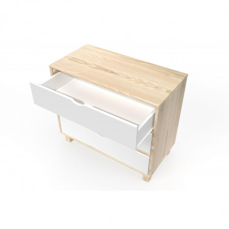 Cube Bedside cabinet with 3 drawers