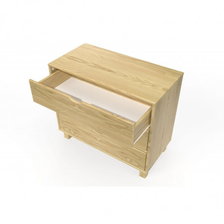 Cube Bedside cabinet with 3 drawers