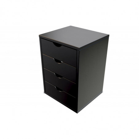Solid wood 4 drawer pedestal