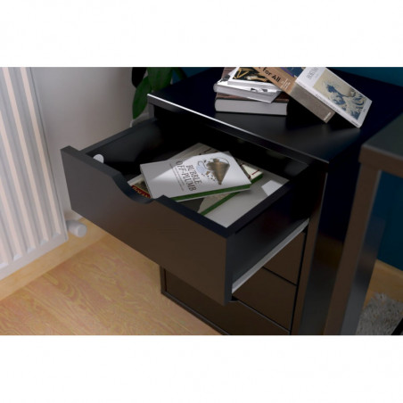 Solid wood 4 drawer pedestal