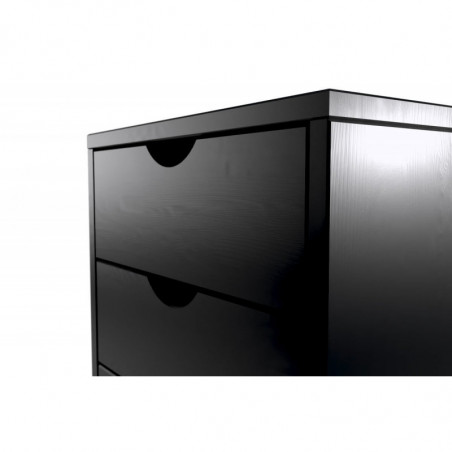 Solid wood 4 drawer pedestal