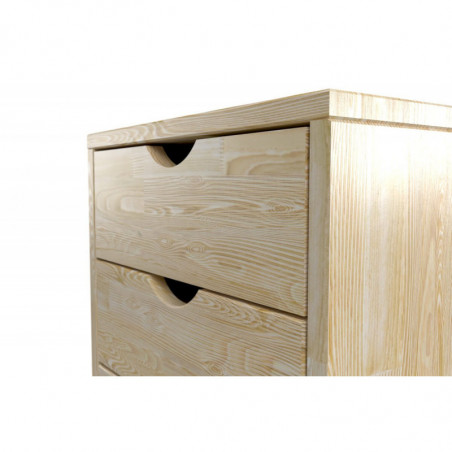 Solid wood 4 drawer pedestal