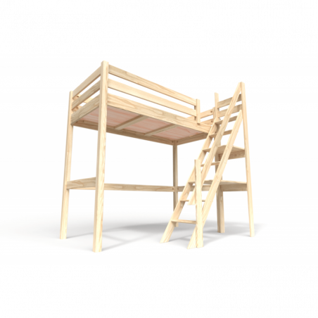 CAMA ALTA SYLVIA CON ESCALERA 