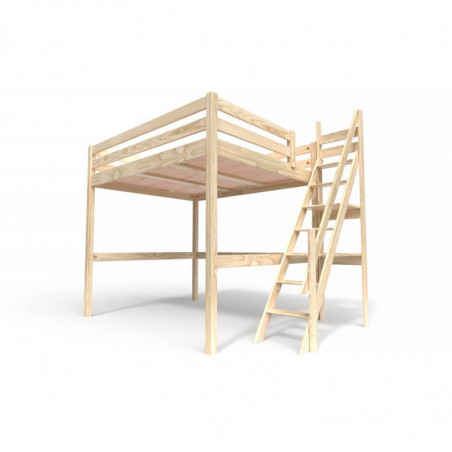 CAMA ALTA SYLVIA CON ESCALERA 