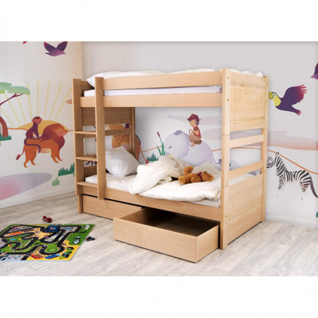 Cama litera de haya DUO