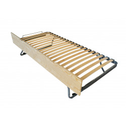 Cama plegable 80x190 de pino macizo