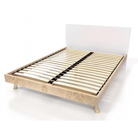 Lit viking style scandinave bois naturel