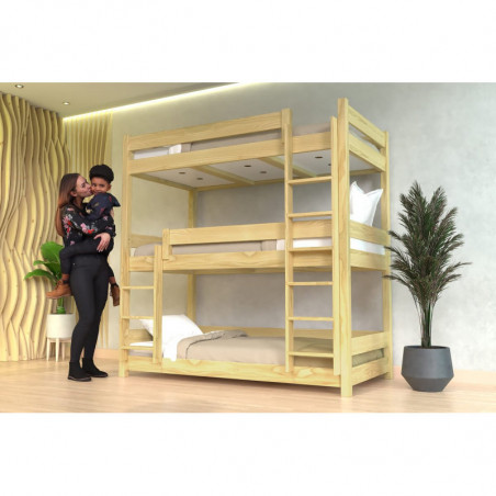 BUNK BED ABC 3 PLACES