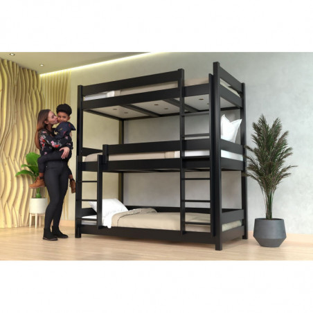 BUNK BED ABC 3 PLACES