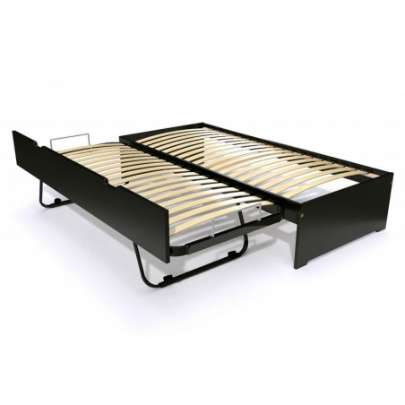 Children bed  Maël with block storage Wood