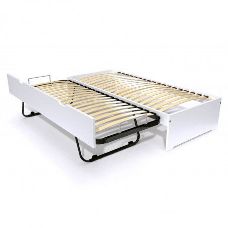 Children bed  Maël with block storage Wood