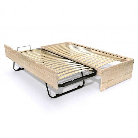 Children bed  Maël with block storage Wood