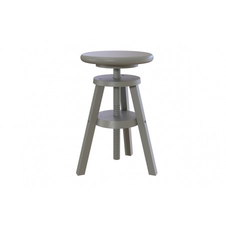 Wooden screw stool | ABC Meubles