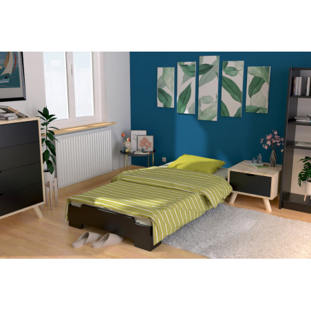 Letto impilabile 90x200 - 1 posto in legno massiccio | ABC Meubles