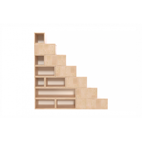 Staircase with storage 175 cm wood| ABC Meubles