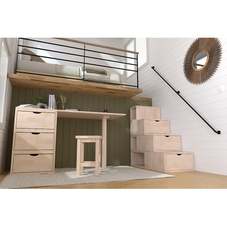 Estanteria escalera altura 100 cm | ABC Meubles