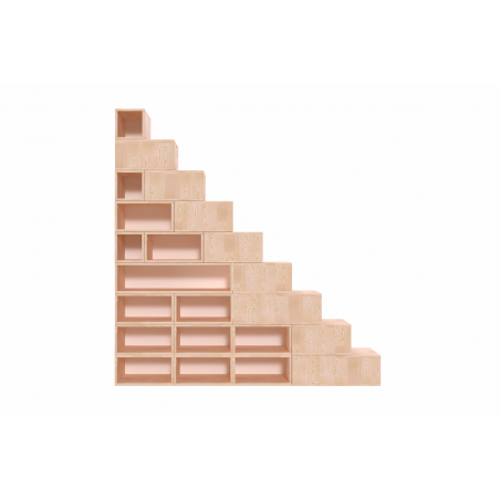 Escalier cube de rangement hauteur 225 cm | ABC Meubles