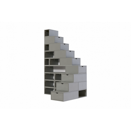 Escalier cube de rangement hauteur 225 cm | ABC Meubles