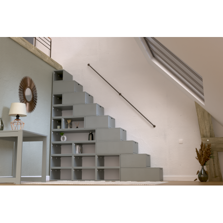 Escalier cube de rangement hauteur 225 cm | ABC Meubles