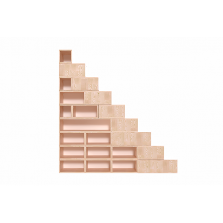 Escalier cube de rangement hauteur 225 cm | ABC Meubles